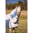Mini Cotton Soft Mesh Hybrid Horse Rug Blue | LOVE MY HORSE