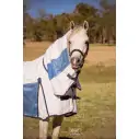 Miniature Cotton Soft Mesh Hybrid Horse Rug Blue|Horse Rugs | LOVE MY HORSE - Australia