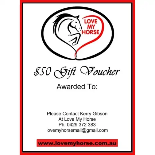 Love My Horse Gift Voucher