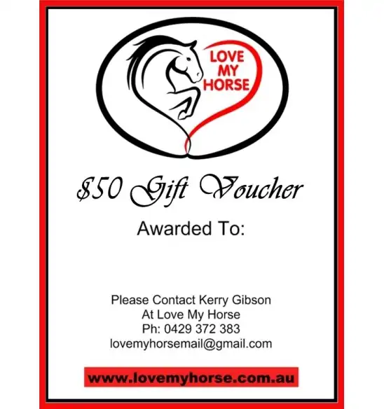 Love My Horse Gift Voucher