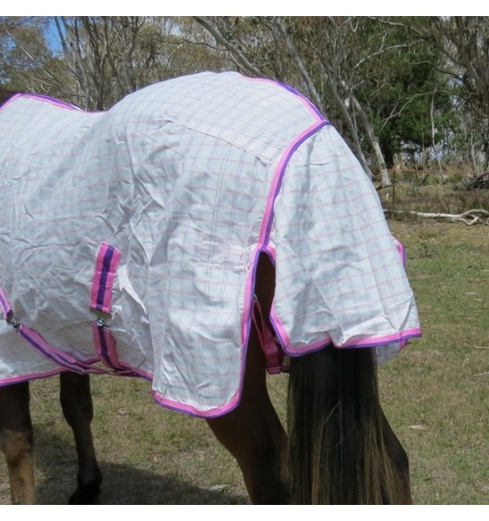 Cotton Hood Set Horse Rugs Pink|Horse Rugs | LOVE MY HORSE - Australia