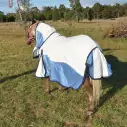 Miniature Cotton Soft Mesh Hybrid Horse Rug Blue|Horse Rugs | LOVE MY HORSE - Australia