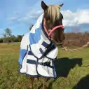Miniature Cotton Soft Mesh Hybrid Horse Rug Blue|Horse Rugs | LOVE MY HORSE - Australia