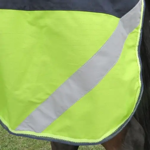 Reflectors of 600 Denier Winter Combo in Navy / Lime