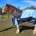 Clydesdale Rainsheet Heavy Horse Rugs Blue | LOVE MY HORSE AU