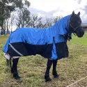 Clydesdale Rainsheet Heavy Horse Rugs Blue | LOVE MY HORSE AU