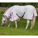 Arab horse wearing cotton combo horse rug with pink trim