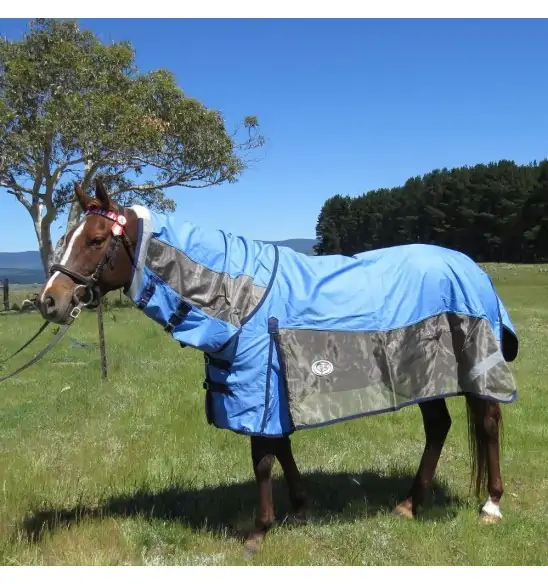 Rainsheet Hybrid Combo Horse Rugs Blue|Horse Rugs | LOVE MY HORSE - Australia