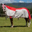 Rainsheet Cotton Show Set Horse Rugs Red | LOVE MY HORSE AU