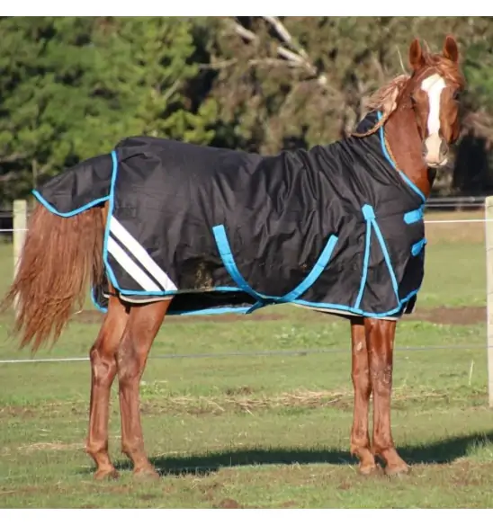 1200 Denier Winter Wug Horse Rug Black – 180g High Neck Fit|Horse Rugs | LOVE MY HORSE - Australia