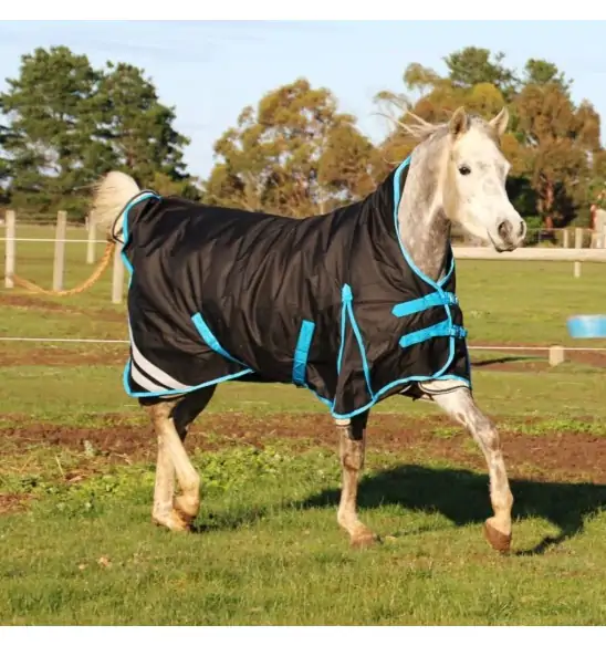 1200 Denier Winter Wug Horse Rug Black – 180g High Neck Fit|Horse Rugs | LOVE MY HORSE - Australia