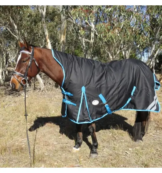 1200 Denier Winter Wug Horse Rug Black – 180g High Neck Fit|Horse Rugs | LOVE MY HORSE - Australia