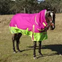 Winter 180g Fill Combo Horse Rugs Pink Lime | LOVE MY HORSE
