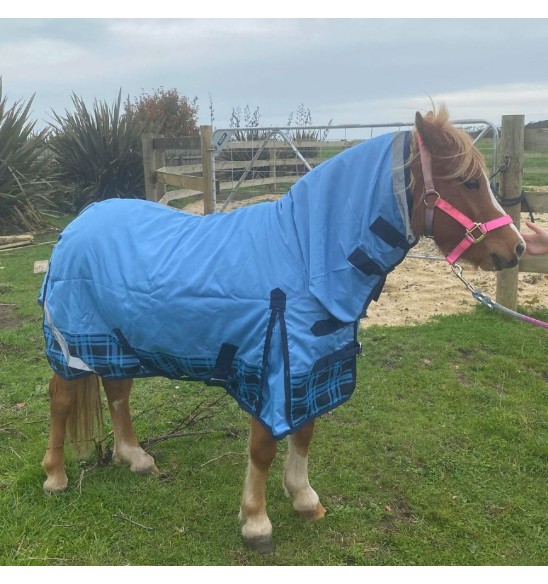 600D Rainsheet Combo Blue Horse Rugs|Horse Rugs | LOVE MY HORSE - Australia