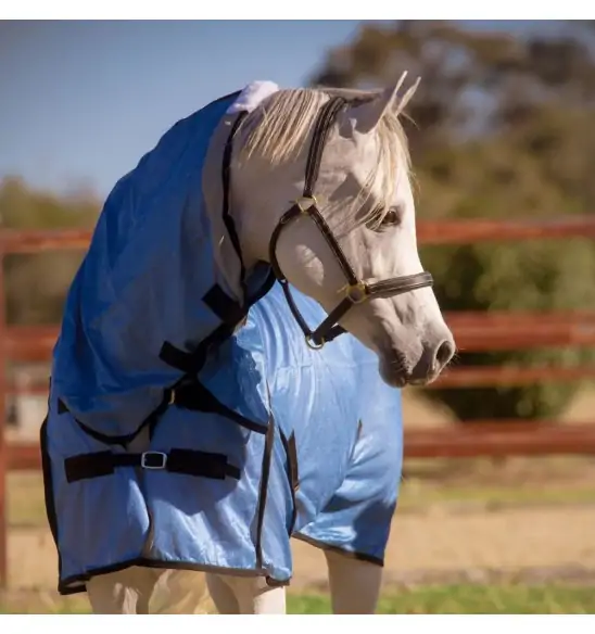Miniature Soft Mesh Combo Horse Rugs Blue|Horse Rugs | LOVE MY HORSE - Australia