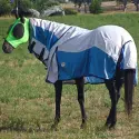 5'0 Cotton Mesh Hybrid Combo Blue Horse Rugs| LOVE MY HORSE AU