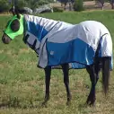 Cotton Mesh Hybrid Combo Horse Rugs Blue - 5'0|Horse Rugs | LOVE MY HORSE - Australia