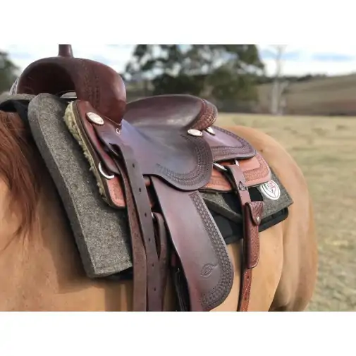 1 Inch Western Wool Saddle Pad - 32" | Free Liner|Horse Rugs | LOVE MY HORSE - Australia
