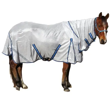 Fly Repellent Mesh Horse Rug Blue | LOVE MY HORSE