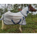 IR3535 Fly Repellent Mesh Horse Rug Blue | LOVE MY HORSE