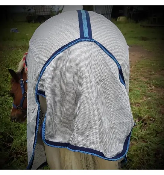 Mini IR3535 Fly Repellent Mesh Horse Rug Blue|Horse Rugs | LOVE MY HORSE - Australia