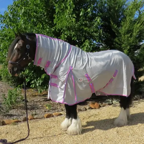 IR3535 Fly Repellent Dura Mesh Horse Rug for Clydesdales – Breathable 410gsm mesh with built-in insect protection