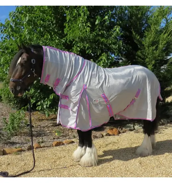 IR3535 Fly Repellent Dura Mesh Horse Rug for Clydesdales – Breathable 410gsm mesh with built-in insect protection