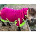 Miniature Rainsheet Combo Horse Rugs Pink Lime | LOVE MY HORSE