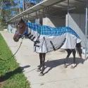 Rainsheet hybrid with waterproof topline and IR3535 mesh sides