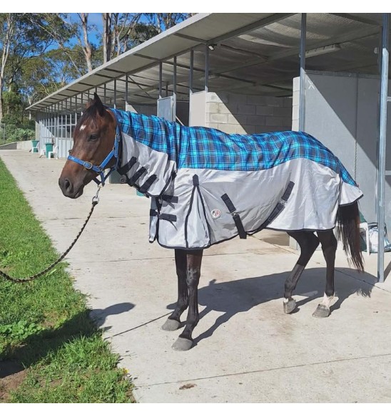 Rainsheet hybrid with waterproof topline and IR3535 mesh sides