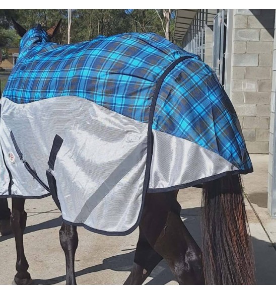 Tent Tail Flap for rainsheet hybrid blue