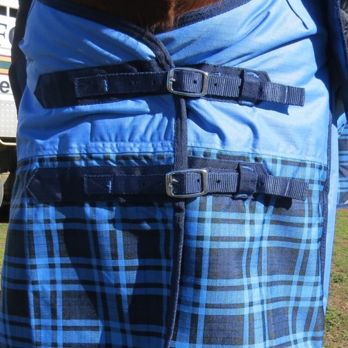 600D Winter Combo Horse Rugs Blue Check|Horse Rugs | LOVE MY HORSE - Australia