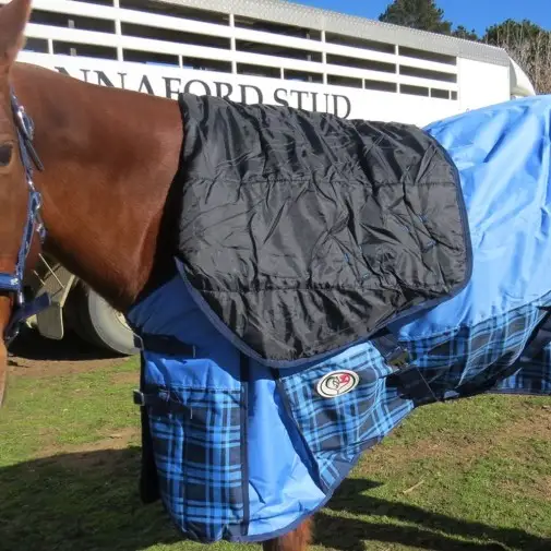 600D Winter Combo Horse Rugs Blue Check|Horse Rugs | LOVE MY HORSE - Australia