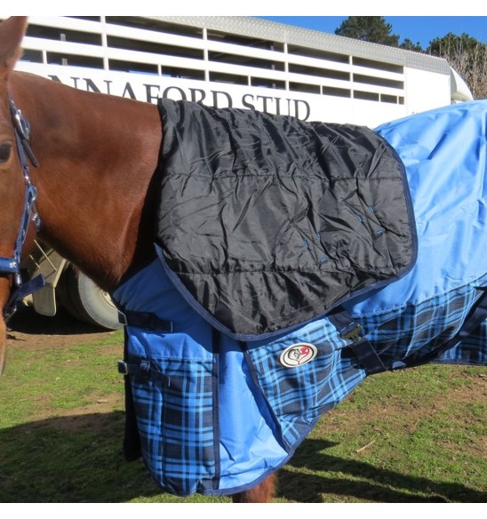 600D Winter Combo Horse Rugs Blue Check|Horse Rugs | LOVE MY HORSE - Australia
