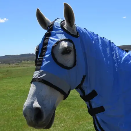 Soft Mesh Hood Set Horse Rugs Blue| LOVE MY HORSE AU