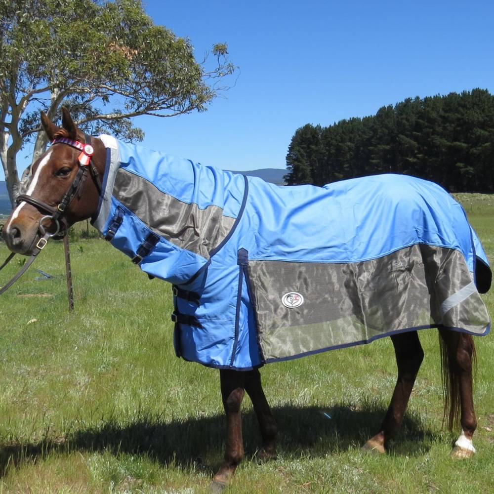 | Love My Horse rainsheet topline horse rug with mesh sides