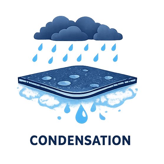 Condensation under horse rugs explained