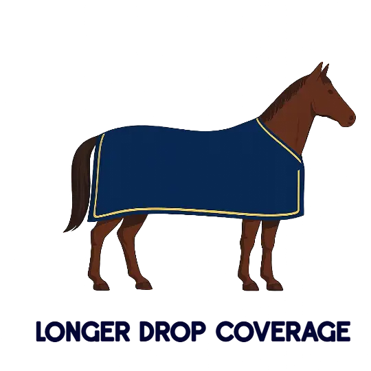 Longer drop coverage logo